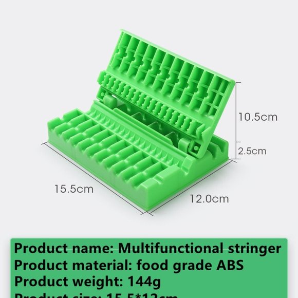 Professional Grade Skewers Kebab Maker Barbecue Stringer Box Machine Beef Pork M - Picture 11 of 12